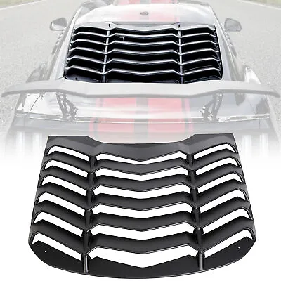 ABS Rear Window Louver Cover Sun Shade Vent For 2015-2023 Ford Mustang • $91.80