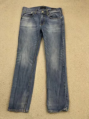 Bullhead Jeans Mens 32x30 Slim Fit Straight Dark Wash Blue Cotton Denim • $17