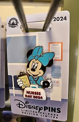 2024 Disney Parks Minnie Mouse Nurses Day Pin LR • $27.50