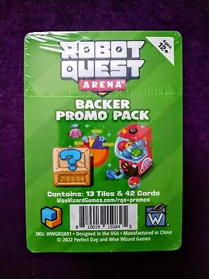 Robot Quest Arena Board Game Kickstarter Promo Pack (White Wizard Games 2023) • £78