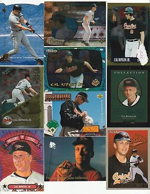 CAL RIPKEN JR 10 Card Lot Various Years No Dupes  • $1.99