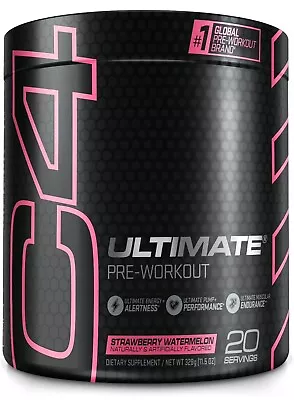 C4 Ultimate Shred Pre-Workout Strawberry Watermelon 11.1 Oz (316 G) • $29.99