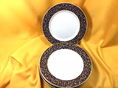 Mikasa 8  Salad Plates - Parchment Cobalt • $25