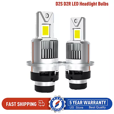 SUPAREE D2S LED Headlight Bulb 24000LM High Low Beam Conversion Kit 6500K White • $39.99