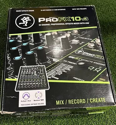 Mackie ProFX10v3 10-Channel Professional Effects Mixer With USB-USED • $179.99