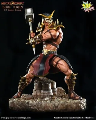 Pop Culture Shock Mortal Kombat 9 Shao Kahn Statue • $685.25