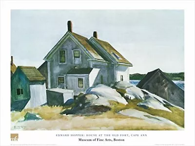 HOUSE AT THE OLD FORT - HOPPER - FINE ART PRINT POSTER 24x32 - MFA056 • $36.25