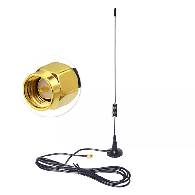 Two Way Ham Handheld Radio 2m Cable Magnetic Base Antenna For Yaesu VX-6R FT-60R • $6.36