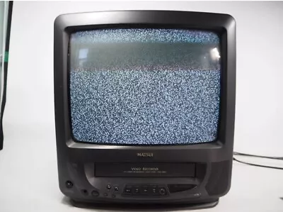 Matsui TVR185 TV Retro 14 Inch TV VHS Combi Player Gaming Scart • £50