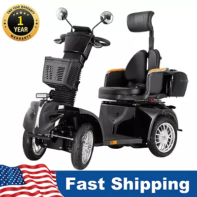 4 Wheel 800W Mobility Scooters 60V 20A For Seniors Adults 500lbs Reclinable • $2189.99