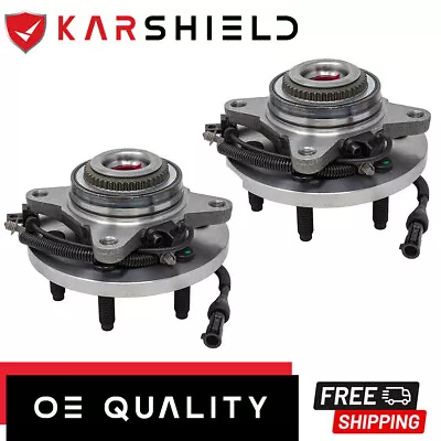 Pair 515119 4WD Front Wheel Bearing Hub Assembly For 2009 2010 Ford F-150 F150 • $95.80