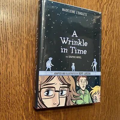 A Wrinkle In Time: The Graphic Novel Adapted By Hope Larson   Signed/1st • $45