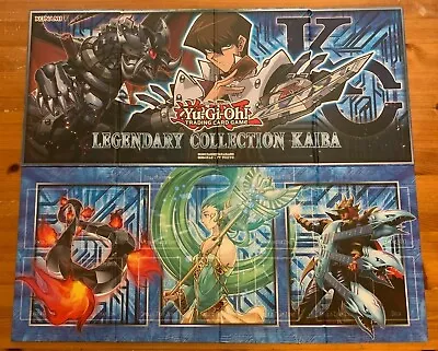 YuGiOh! Legendary Collection Kaiba Double-Sided Game Board / Playmat Konami NEW • £4.95