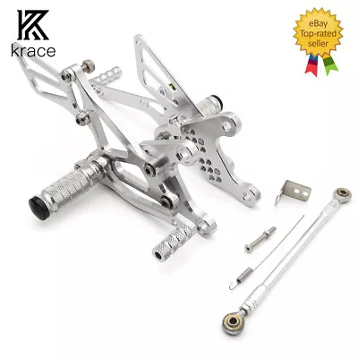 For Kawasaki Ninja ZX6R ZX636 2005-2008 CNC Rearset Footpegs Shift Adjust Pedals • $125.99