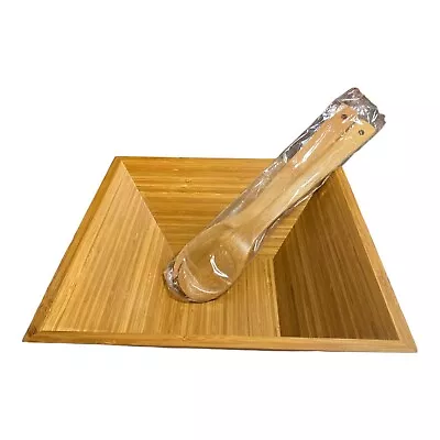 UniqueWare Bamboo Salad Bowl Set • $18.99