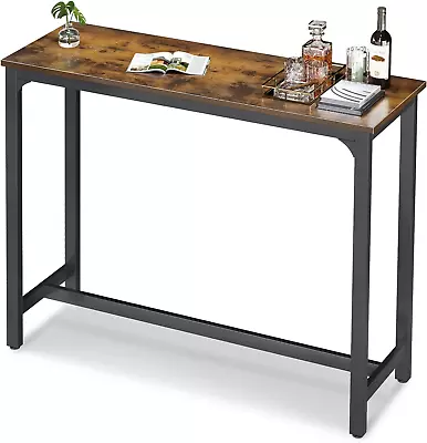 47 Inch Bar Table Bar Height Pub Table Counter Height Bar Table Rectangular H • $125.61