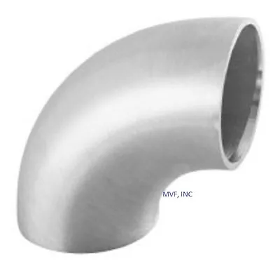 1/2  Schedule 10 Long Radius Butt Weld 90° Elbow 304/L Stainless Steel SB0104183 • $12