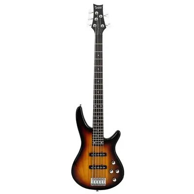 Glarry GIB Electric 5 String Bass Guitar Full Size Bag • $122.74