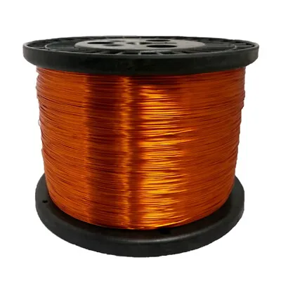 24 AWG Gauge Enameled Copper Magnet Wire 5.0 Lbs 3953' Length 0.0227  240C Nat • $243.99