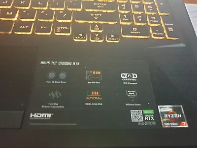 $1200 • Buy ASUS TUF Gaming A15 FA506QM-HN016T 15.6  144Hz (512GB SSD, AMD Ryzen 7 5800H,...