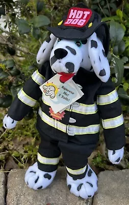 Vintage NYFD Fire Safety Dalmatian Dog Talks/Gives Fire Safety Instruction Plush • $29.99