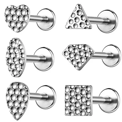 16G Titanium Labret Lip Stud Tragus Cartilage Earring Monroe Piercing Jewelry • $11.27