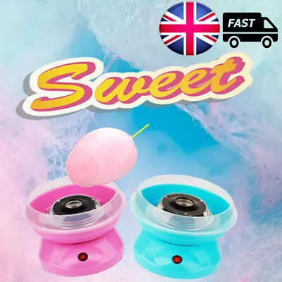 Electric Mini Candy Floss Making Machine Home Cotton Sugar Sweet Floss Maker DIY • £17.59