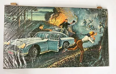 VTG 1965 Goldfinger James Bond 007 Jigsaw Puzzle Milton Bradley No Box AS IS • $29.99