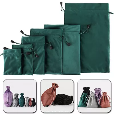 Small Velvet Drawstring Pouch Jewelry Ring Baggie Wedding Party Gift Storage Bag • $3.60