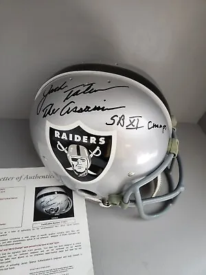 RARE Jack Tatum Raiders Autographed FS RK KraLite Helmet 2 Inscriptions JSA • $2999.99