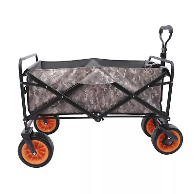 Folding Beach Outdoor Wagon Cart Garden Shopping Cart Collapsible Utility  100KG • $65.55