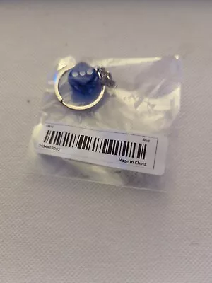 Blue Dice Keyring • £0.49