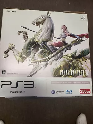 Open Box PlayStation3 PS3 Console FINAL FANTASY XIII LIGHTNING 250GB  • $250