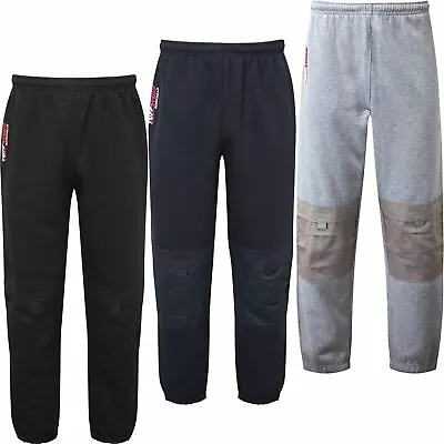 TuffStuff Worker Work Joggers Jogging Bottoms Work Trouser With Knee Pad Pockets • £17.79