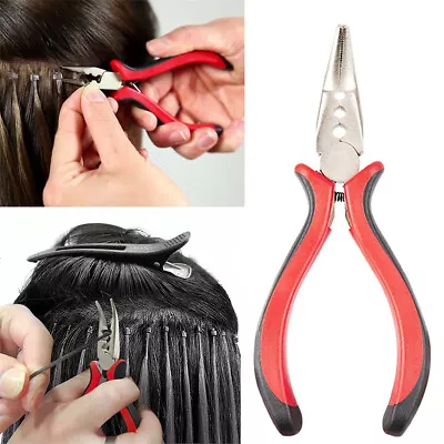 Professional Hair Feather Extensions Removal Tool Opening Pliers For Micro Beads • £4.23