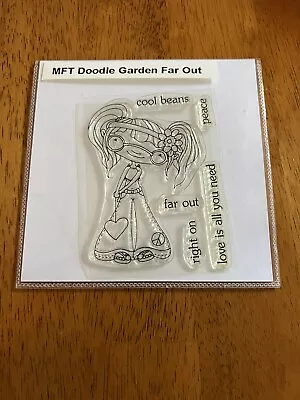 My Favorite Things- MFT- Doodle Garden Far Out Stamp Set • $6.95