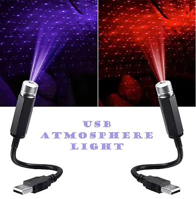 £4.19 • Buy USB Atmosphere Star Night Light Interior Car Party Ambient Decor Accessories