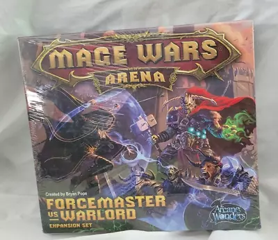 Mage Wars Arena Forcemaster Vs. Warlord Expansion Set New Sealed • $15