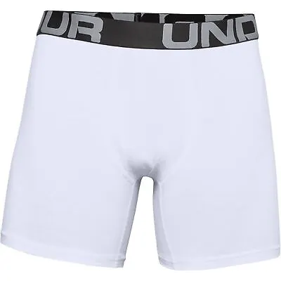 Under Armour Mens Charged Cotton 6in 3 Pack Boxers • £18