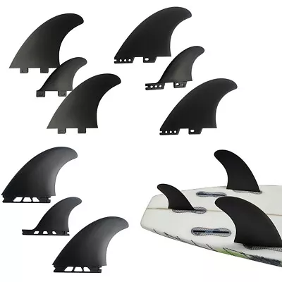 Fiberglass Core Surfboard Fins Set For FCS2 Keel Fins Optimal Performance • $42.28