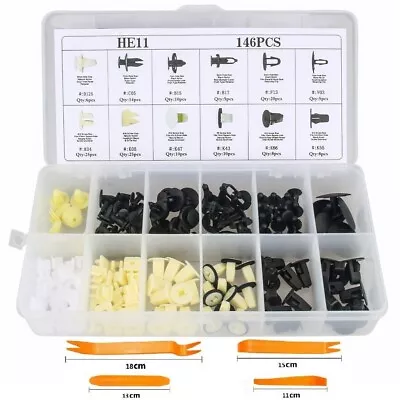 146PCS For Toyota Fender Door Hood Bumper Trim Clip Retainer Fastener Assortment • $12.99