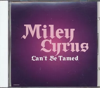 Miley Cyrus - Can't Be Tamed RARE Promo Radio Only CD Single '10 • $12