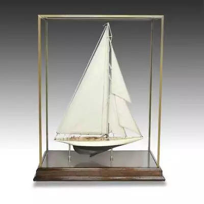 $6895 • Buy Model Ship - 1930 America Cup Yacht Enterprise Enterprise 20th C. Wood And Brass