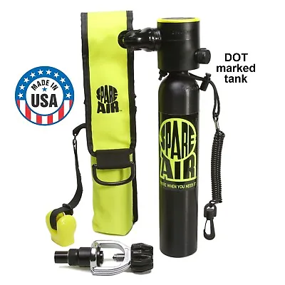 Spare Air 3 Cubic Foot Mini Scuba Dive Tank Made In USA W/ DOT Tank Marking • $299.99