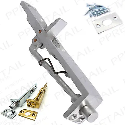 CHOOSE FINISH 150mm FLUSH FIT DOOR BOLT LOCK + SCREWS Door Edge LEVER ACTION • £12.19