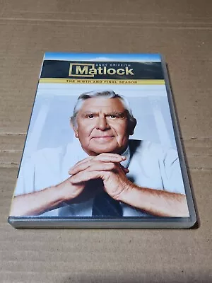 Matlock - Matlock: The Ninth Season (The Final Season) [DVD] Nine 9th Set • $11.50