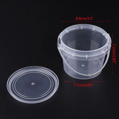 $7.45 • Buy Portable Slime Storage Container Barrel Foam Ball Organizer For Light Clay Foam