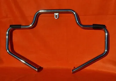 Chrome Mustache Engine Guard Fits ALL 1991-2024 Harley Davidson Dyna Models • $129.95