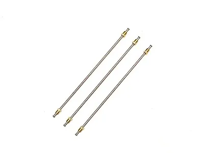 3/16  Stainless Steel Brake Lines W/ Flared Ends & Fittings 16  Long (Pack Of 3) • $14.25