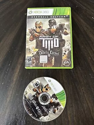 XBOX 360 Game Army Of Two The Devils Cartel Overkill Edition Case & Game Only • $8